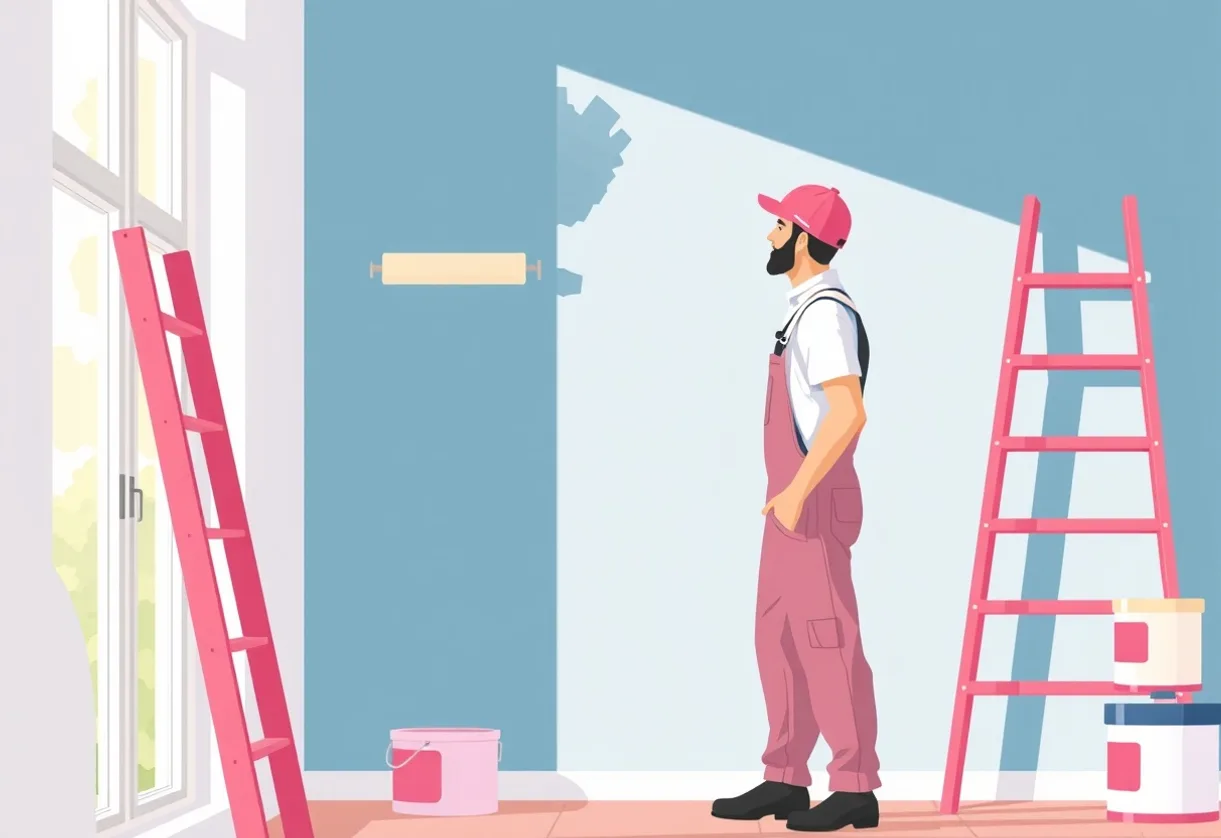 Peintre Villerupt 54190 en intervention sur un chantier