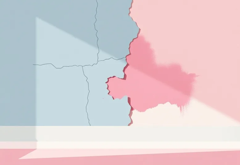Ponçage et rebouchage des fissures avant mise en peinture